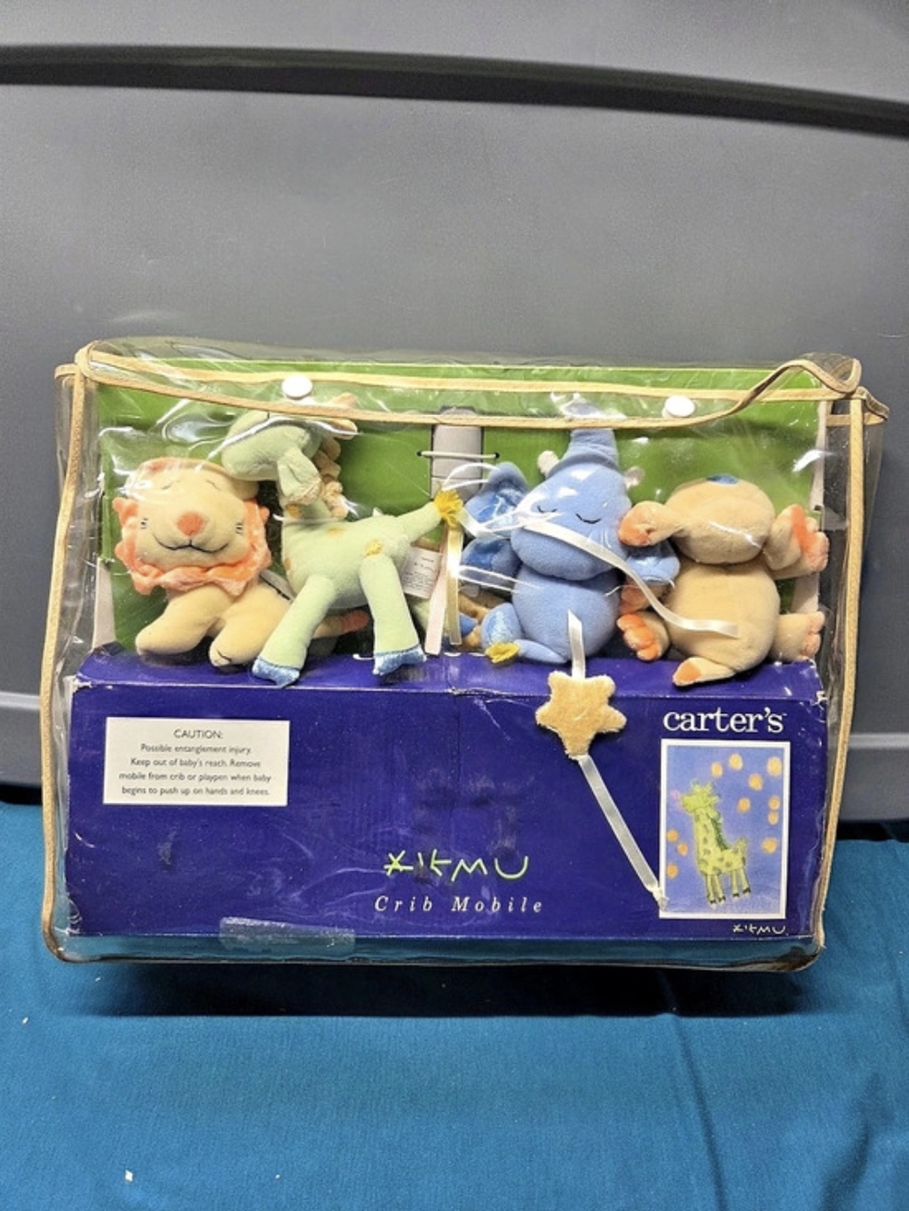 Vintage & Rare Carter's Emu Namae Musical Crib Mobile